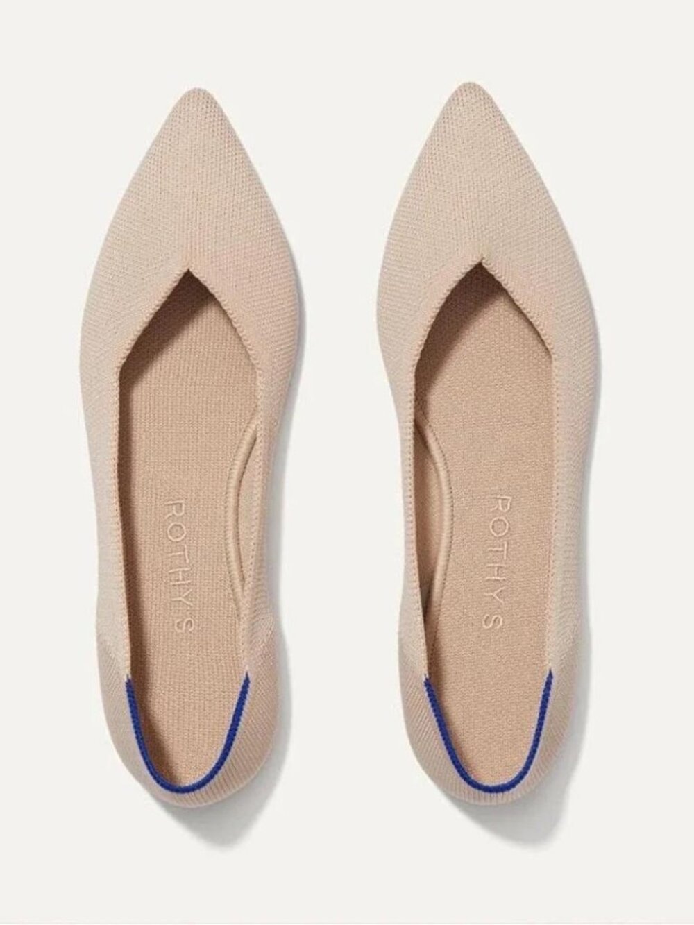 Rothys The Point Flats in Camel Size 9
